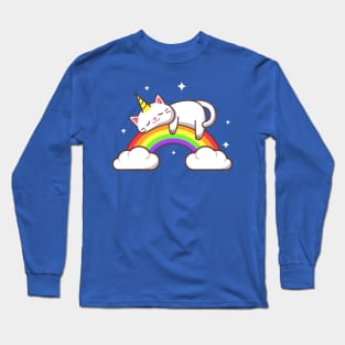 Caticorn Rainbow Long Sleeve T-Shirt